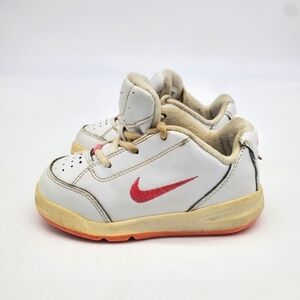 Nike Shoes Baby 7C Girl Gym Sneaker White Pink #309828-161 Vintage